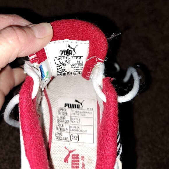 PUMA Cell Kinder-Fit Leather Running Cross Trainer Shoes - Size 6 - Picture 3 of 9